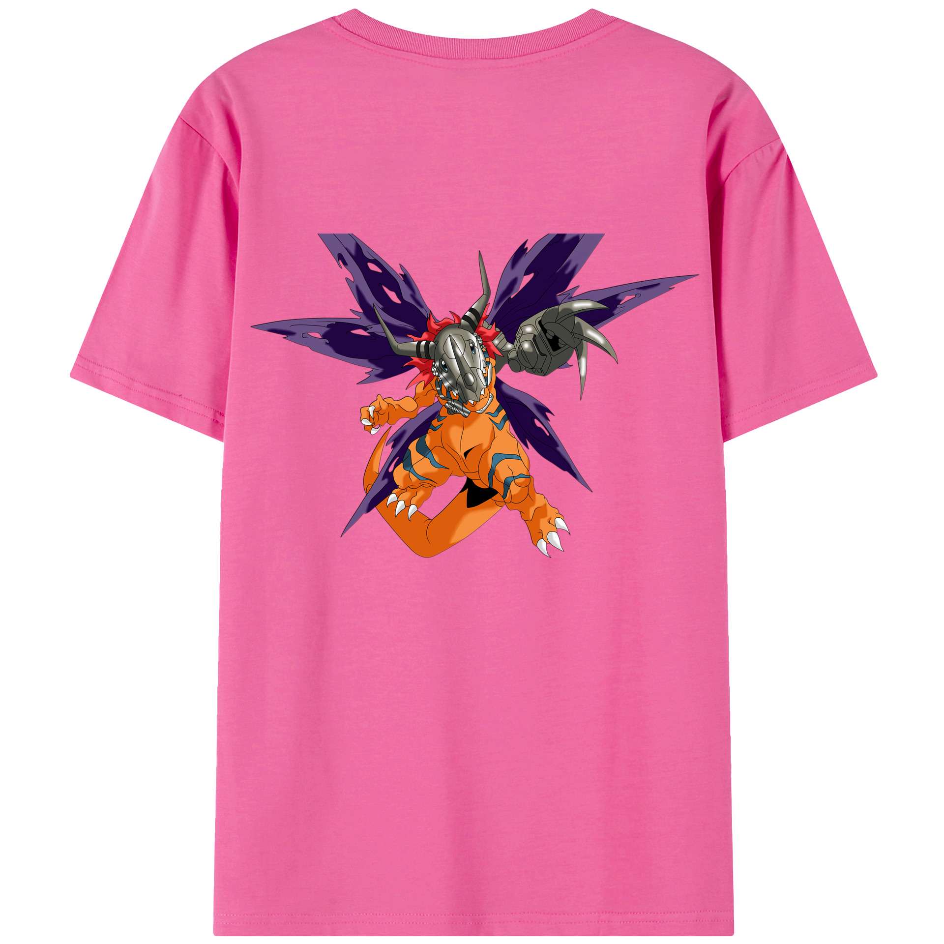 （画像用） Digimon デジタルモンスター/デジモン レディース半袖Tシャツ(バックプリント)